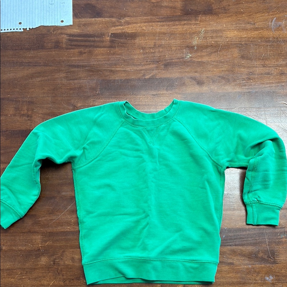 Hanna Andersson bright basics green Sweatshirt